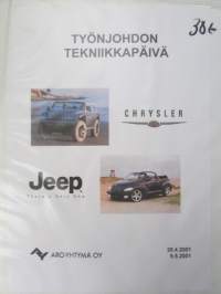 Jeep Cherokee kurssi 15-16.11, 20-21.11, 22-23.11 ja 27-28.11. 2001