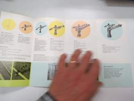 Mannesmann-sadetustekniikka (Mannesmannregner) -myyntiesite / sprinkler brochure