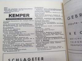 Farbige Leder - Herstellung farbiger Läder  in ihrer praktischen Anwendung (Ledertechnische Bibliothek nr 1) -nahanvärjäyksen teknillisten seikkojen