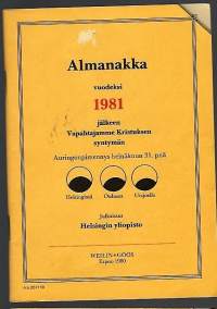 Almanakka 1981 -   kalenteri