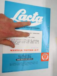 Wärtsilä / SMK Lacta lypsykone -myyntiesite / milking machine, sales brochure