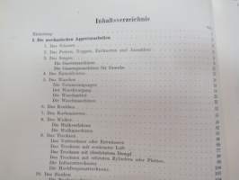 Appretur der Textilien - Mechanische und Chemische Technologie der Ausrüstung - Die Verfahren und ihre Anwendung in der Praxis -tekstiili- ja kangasteollisuuden