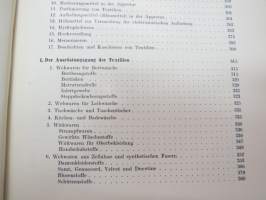 Appretur der Textilien - Mechanische und Chemische Technologie der Ausrüstung - Die Verfahren und ihre Anwendung in der Praxis -tekstiili- ja kangasteollisuuden