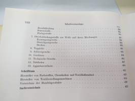 Appretur der Textilien - Mechanische und Chemische Technologie der Ausrüstung - Die Verfahren und ihre Anwendung in der Praxis -tekstiili- ja kangasteollisuuden