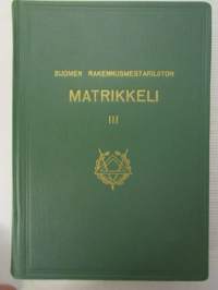 Rakennusmestarien Keskusliiton matrikkeli III