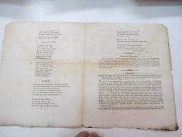 Tidningar ifrån Helsingfors - Helsingfors Tidningar, Fredagen den 4 September 1829, innehåller bl. a. följande artiklar / annonser; N.M. Lindh från Örebro