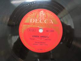 Decca SD 5099, Decca-orkesteri - Kukkia Andeilta  / Tango -savikiekkoäänilevy - 78 rpm record