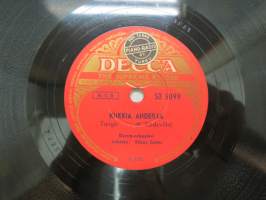 Decca SD 5099, Decca-orkesteri - Kukkia Andeilta  / Tango -savikiekkoäänilevy - 78 rpm record