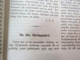 Litteraturblad - För allmän medborgerlig bildning 1858 årsgång 1-12 -litterary magazine