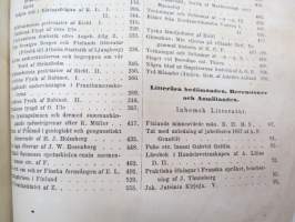 Litteraturblad - För allmän medborgerlig bildning 1858 årsgång 1-12 -litterary magazine