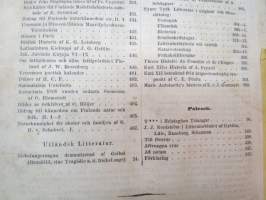 Litteraturblad - För allmän medborgerlig bildning 1858 årsgång 1-12 -litterary magazine