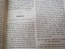 Litteraturblad - För allmän medborgerlig bildning 1855 årsgång 1-12 -litterary magazine