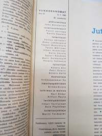 Viikko Sanomat 1966 nr 27, ilmestynyt 8.7.1966, sis. mm. seur. artikkelit / kuvat / mainokset; Kansikuva &quot;Suuri värifilmitesti&quot;, Time-tupakka kovapakkaus,