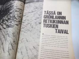 Viikko Sanomat 1966 nr 27, ilmestynyt 8.7.1966, sis. mm. seur. artikkelit / kuvat / mainokset; Kansikuva &quot;Suuri värifilmitesti&quot;, Time-tupakka kovapakkaus,
