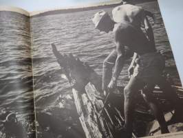 Viikko Sanomat 1966 nr 27, ilmestynyt 8.7.1966, sis. mm. seur. artikkelit / kuvat / mainokset; Kansikuva &quot;Suuri värifilmitesti&quot;, Time-tupakka kovapakkaus,
