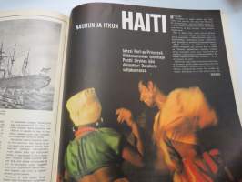 Viikko Sanomat 1966 nr 27, ilmestynyt 8.7.1966, sis. mm. seur. artikkelit / kuvat / mainokset; Kansikuva &quot;Suuri värifilmitesti&quot;, Time-tupakka kovapakkaus,