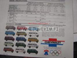 Chevrolet Sportvan 1976 -myyntiesite