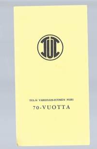 TUL Varsinais-Suomen piiri70-vuotta  ohjelma