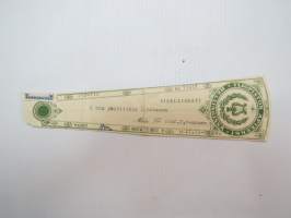 Yliopiston Apteekki, Helsinki, 17.11.1950 -apteekkiresepti / signatuuri -pharmacy label