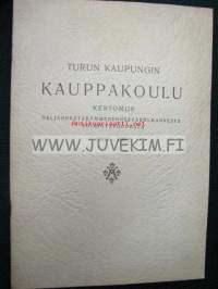 Turun kaupungin kauppakoulu 1961-62