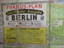 Vanha Berliinin joukkoliikennekartta