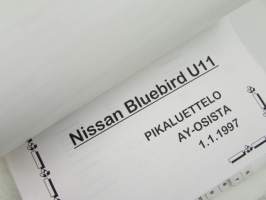 Nissan ja Subaru 1997 Pikaluettelo ay. osat varaosa-ja tarvikeyksikkö, katso tarkemmat malli tiedot kuvista