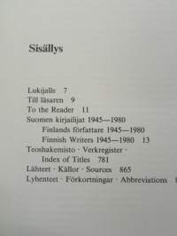 Suomen kirjailijat 1945-1980