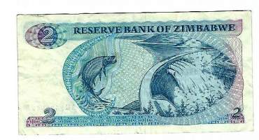 Zimbabwe  2 Dollars 1994 - seteli