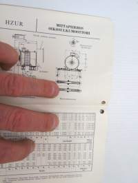 Strömberg oikosulkumoottoreiden asennus-, käyttö- ja hoito-ohjeita 34 H 2112 G -electric motors, their assembly &amp; care, manual in finnish