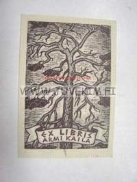 Ex Libris Armi Kaila -kirjanomistajamerkki