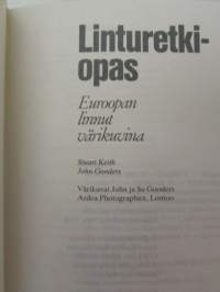 Linturetkiopas - Euroopan linnut värikuvina