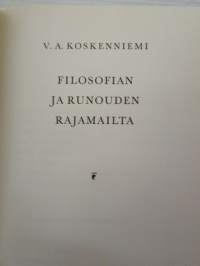 Filosofian ja runouden rajamailta