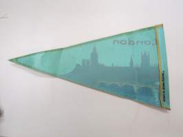 London - The Houses of Parliament -matkamuistoviiri / souvenier pennant