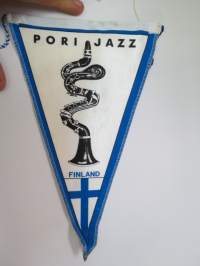 Pori Jazz Finland -matkamuistoviiri / souvenier pennant