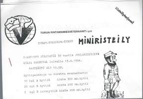 Turun Rintamamiesveteraanit ry  miniristeily 1994