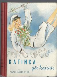 atinka gör karriärav Annie Åkerhielm Inbunden bok. Lindqvists. 1945. 159 s. Inbunden. illustrerat förlagskartonnage.