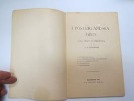 I fosterländska ämnen - tal och föredrag -patriotic finnish opinions in speeches and lectures