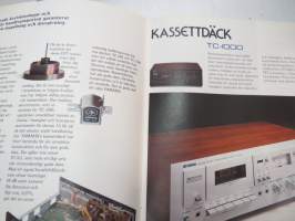 Yamaha hifi - Generationers musikkunnande -Hi-Fi -laitteiden myyntiesite / brochure