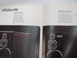 Yamaha hifi - Generationers musikkunnande -Hi-Fi -laitteiden myyntiesite / brochure