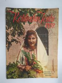 Kotiliesi 1952 nr 24 - Kotilieden Joulu 1952, sis. mm. seur. artikkelit / kuvat / mainokset; Silo, Fazer, 4711, Riihimäen Lasi Oy - Helena Tynell - Ulpukka, Hedvig