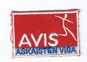 Avis Askaisten Visa -   hihamerkki kangasmerkki