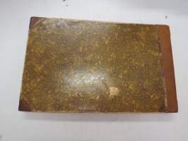 Nuottikirja klarinetille (soittaja J.A. Helenius) -klarinettia soittaneen kansanmiehen käsinkirjoitettu nuottikirja -handwritten clarinetists note book - common man