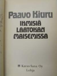 Ihmisiä Laatokan maisemissa