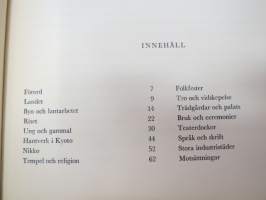 Japan, ruotsinkielinen teos, joka esittelee Japania, kansaa, sen kulttuuria ym. -Japan, country, culture etc.