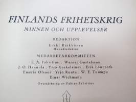 Finlands frihetskrig minnen och upplevelser I-II -memories and stories from the war of indepence