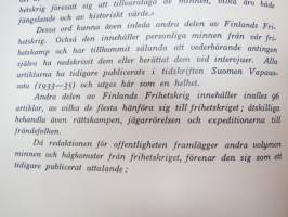 Finlands frihetskrig minnen och upplevelser I-II -memories and stories from the war of indepence