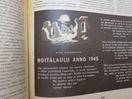 Suomen Kuvalehti 1945 nr 12-13, ilm. 23.3.1945, sis. ; Kansikuva &quot;Uusi arkkipiispa Aleksi Lehtonen&quot;, Ajankuvaa maaliskuu 1945