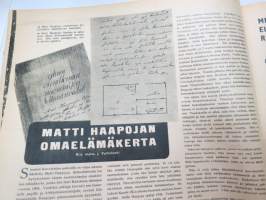 Suomen Kuvalehti 1945 nr 8, ilmestynyt 24.2.1945, sis. mm. seur. artikkelit / kuvat / mainokset; Kansikuva &quot;Kalevala-piirros vuodelta 1834 Aruskopf -