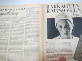 Suomen Kuvalehti 1945 nr 3, ilmestynyt 20.1.1945, sis. mm. seur. artikkelit / kuvat / mainokset; Kansikuva &quot;Liina Reiman Sapphona Kansallisteatterissa&quot;, Toras Oy