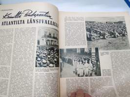 Suomen Kuvalehti 1945 nr 2, ilmestynyt 13.1.1945, helmikuu 1945 ajankuvaa.  Kansikuva &quot;Kyllä tammi tapansa näyttää&quot;, Krimiltä Bukarestiin